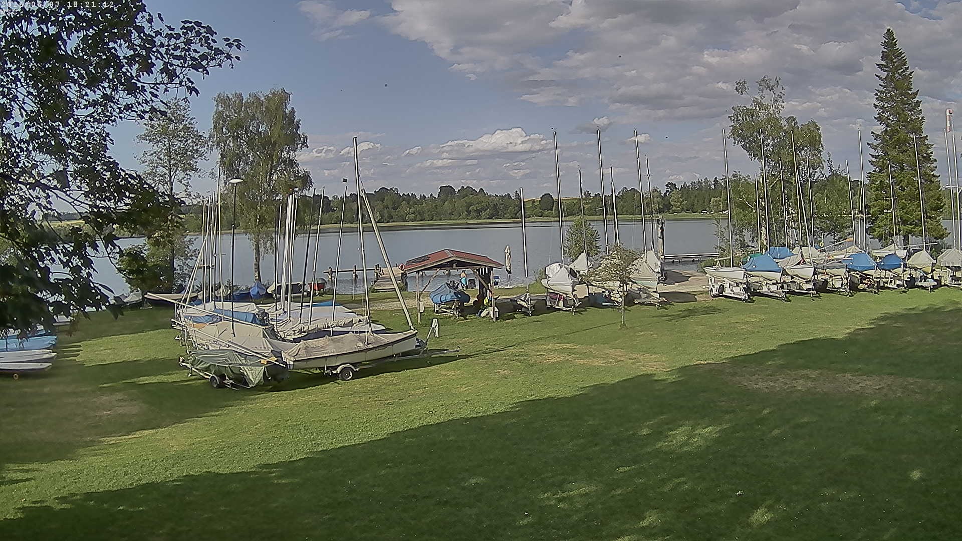 Archiv Foto Webcam Segelhafen Waginger See