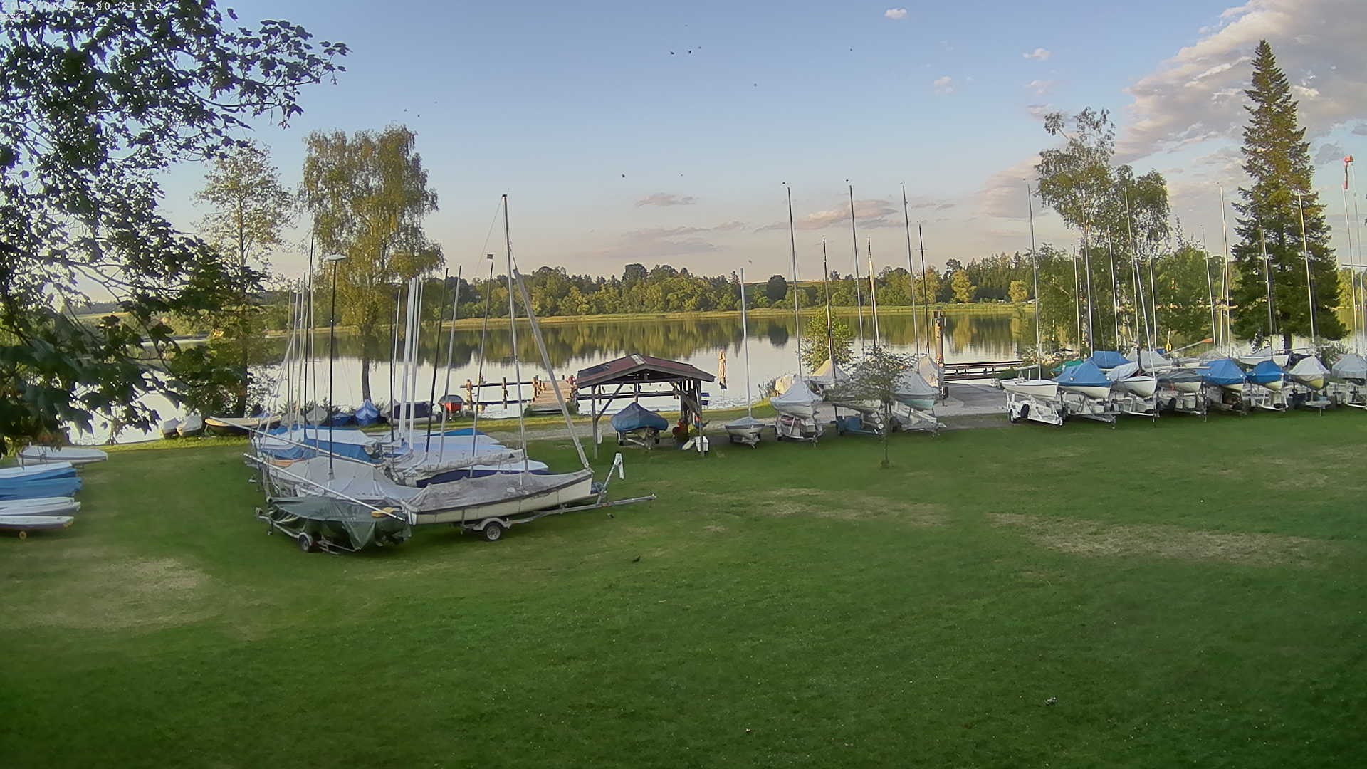 Archiv Foto Webcam Segelhafen Waginger See