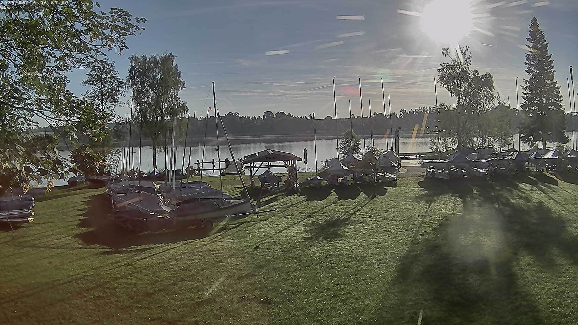 Archiv Foto Webcam Segelhafen Waginger See