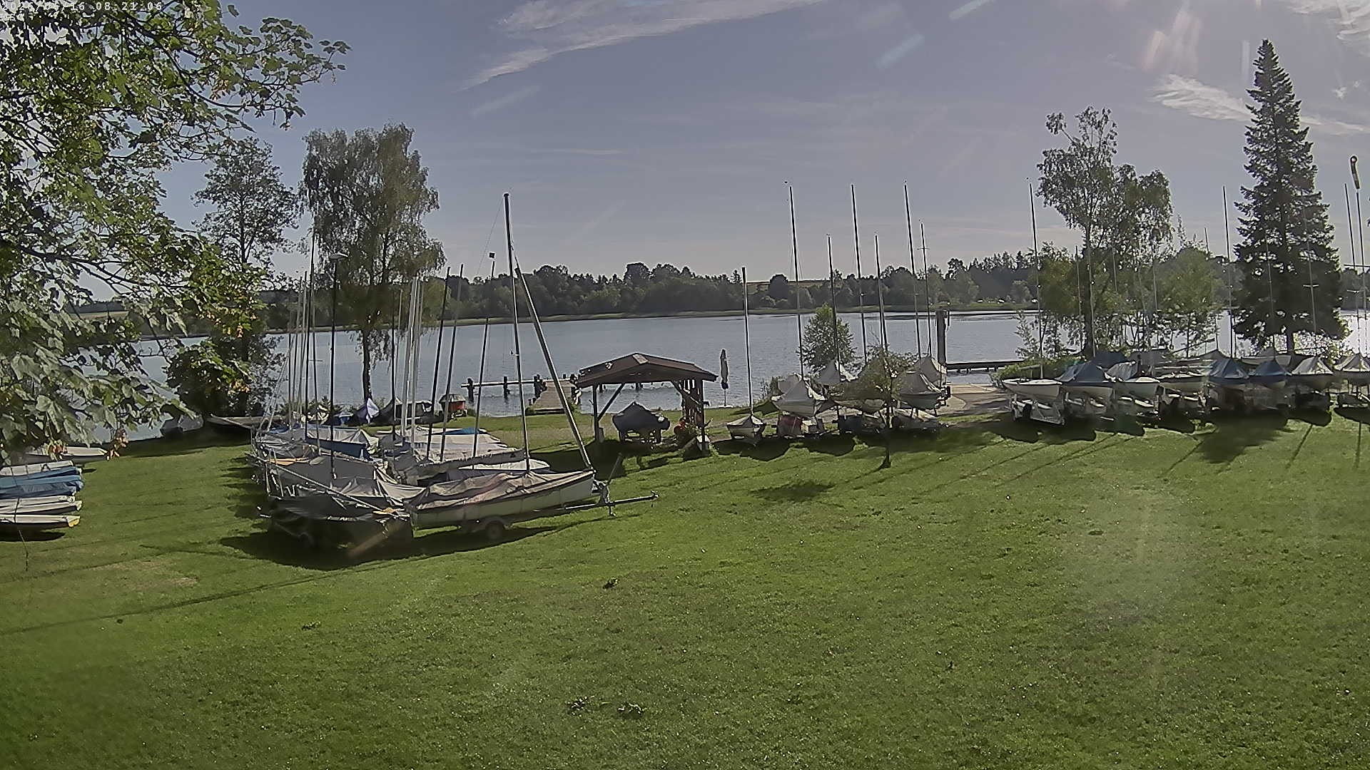 Archiv Foto Webcam Segelhafen Waginger See