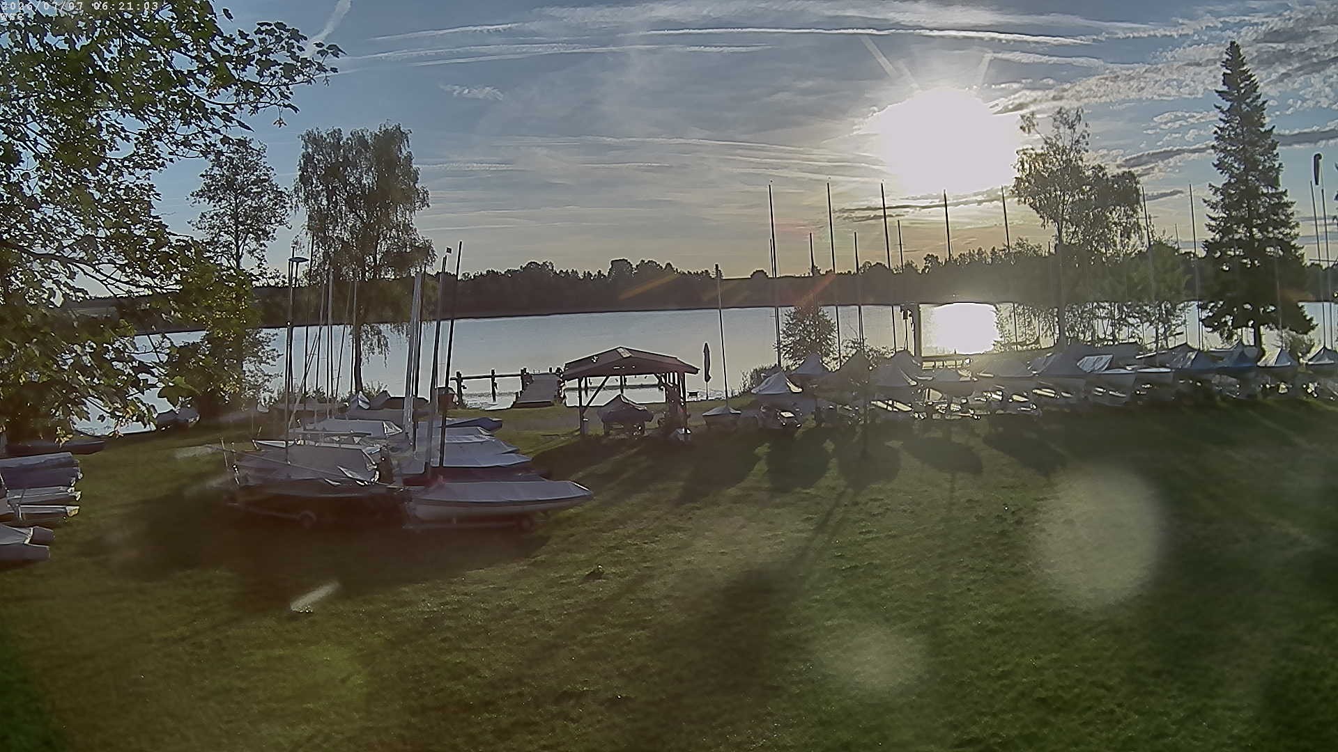 Archiv Foto Webcam Segelhafen Waginger See