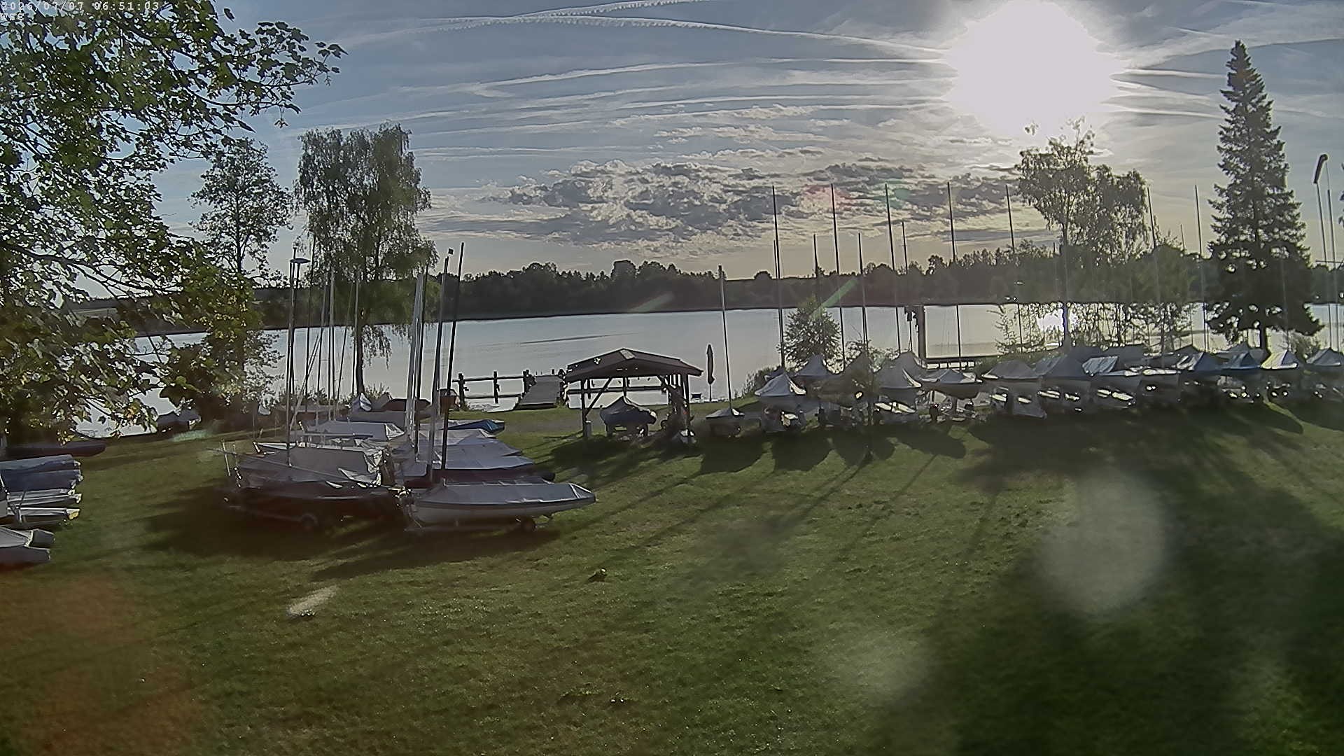 Archiv Foto Webcam Segelhafen Waginger See