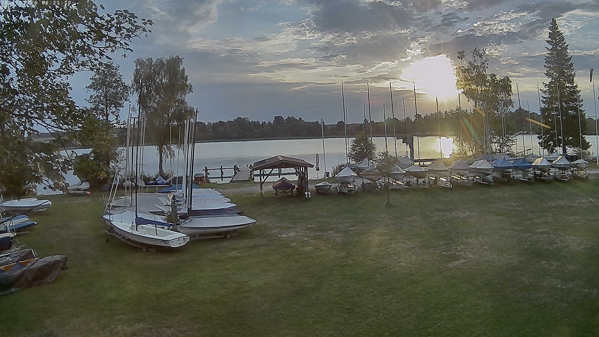 Archiv Foto Webcam Segelhafen Waginger See