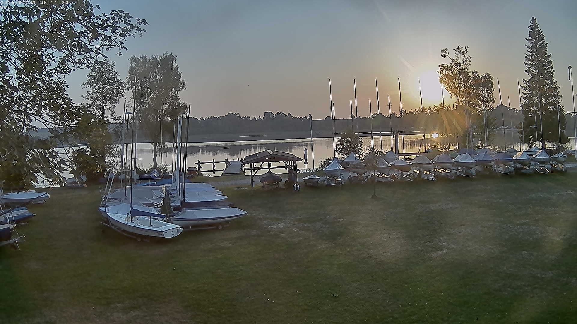 Archiv Foto Webcam Segelhafen Waginger See