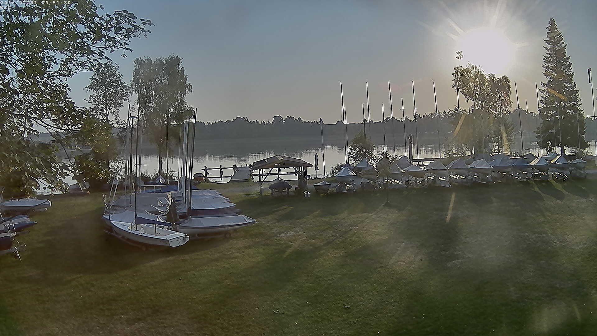 Archiv Foto Webcam Segelhafen Waginger See
