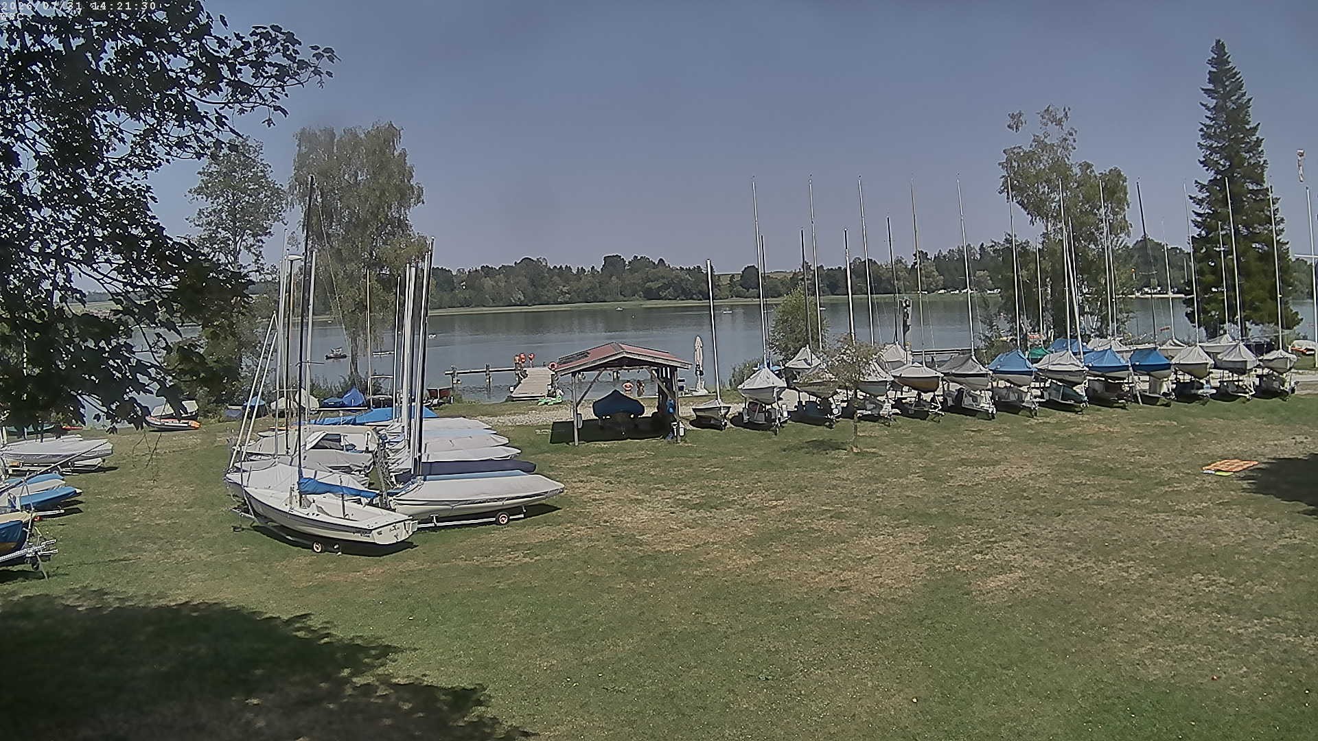 Archiv Foto Webcam Segelhafen Waginger See