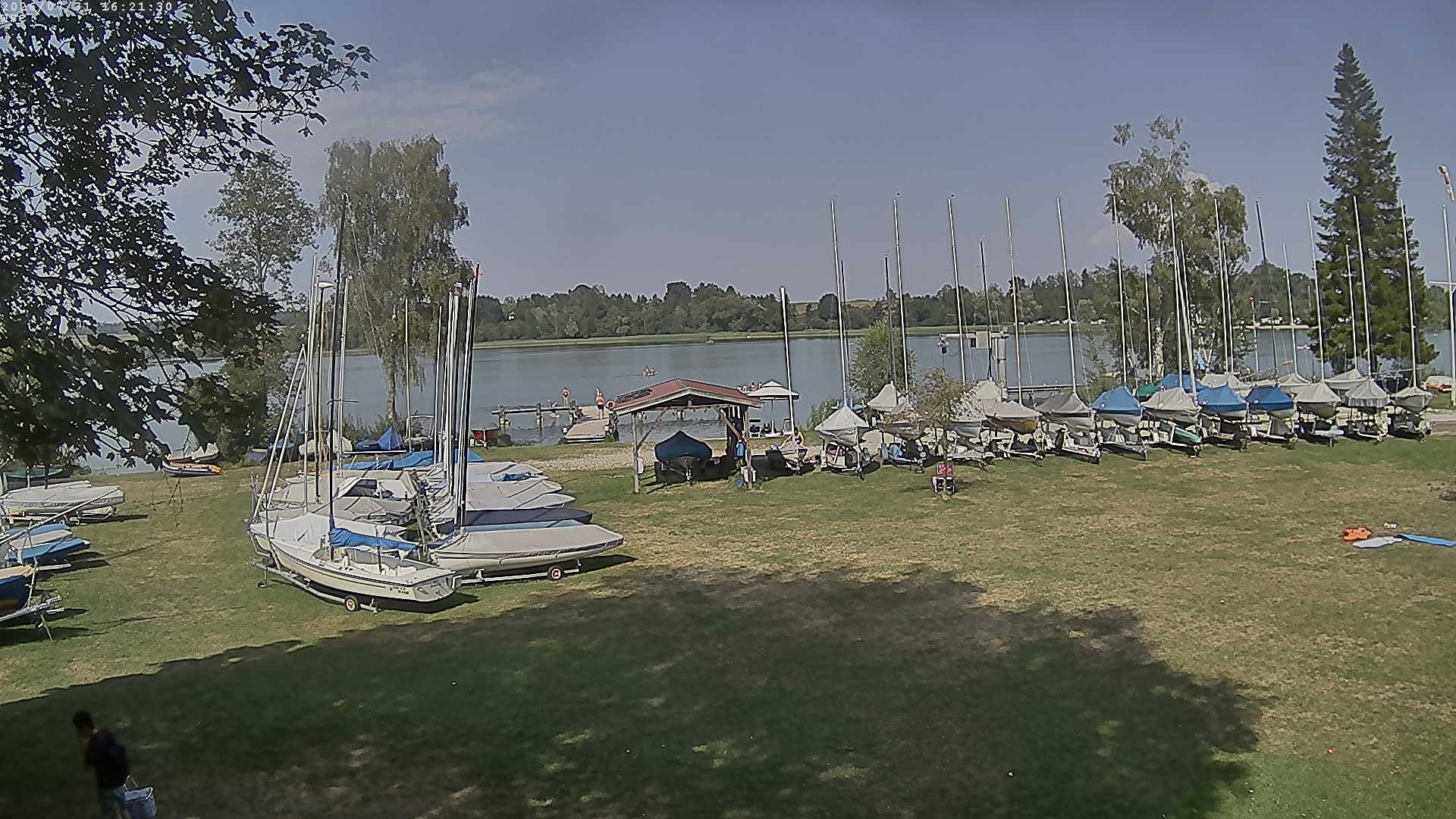 Archiv Foto Webcam Segelhafen Waginger See