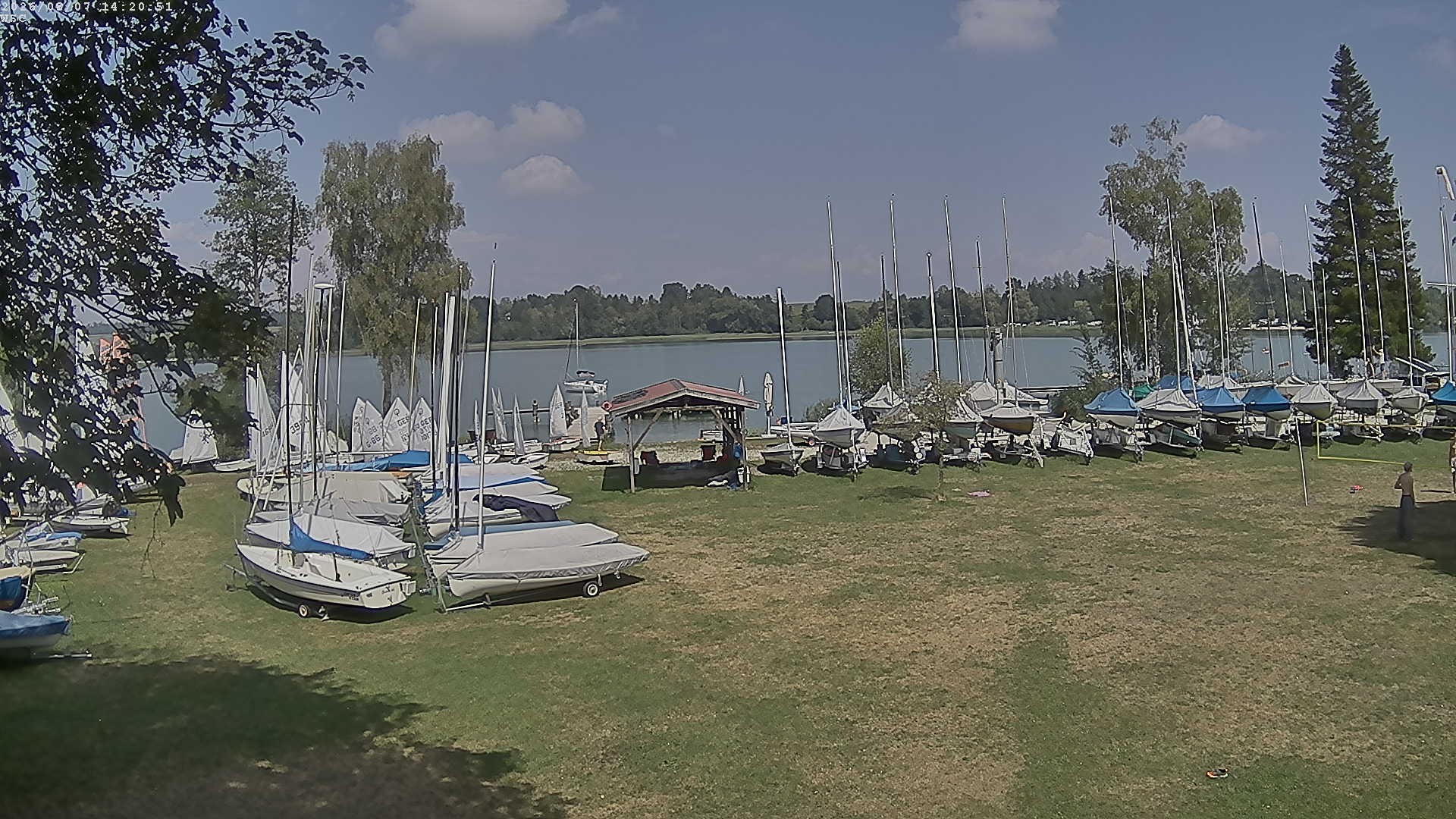 Archiv Foto Webcam Segelhafen Waginger See