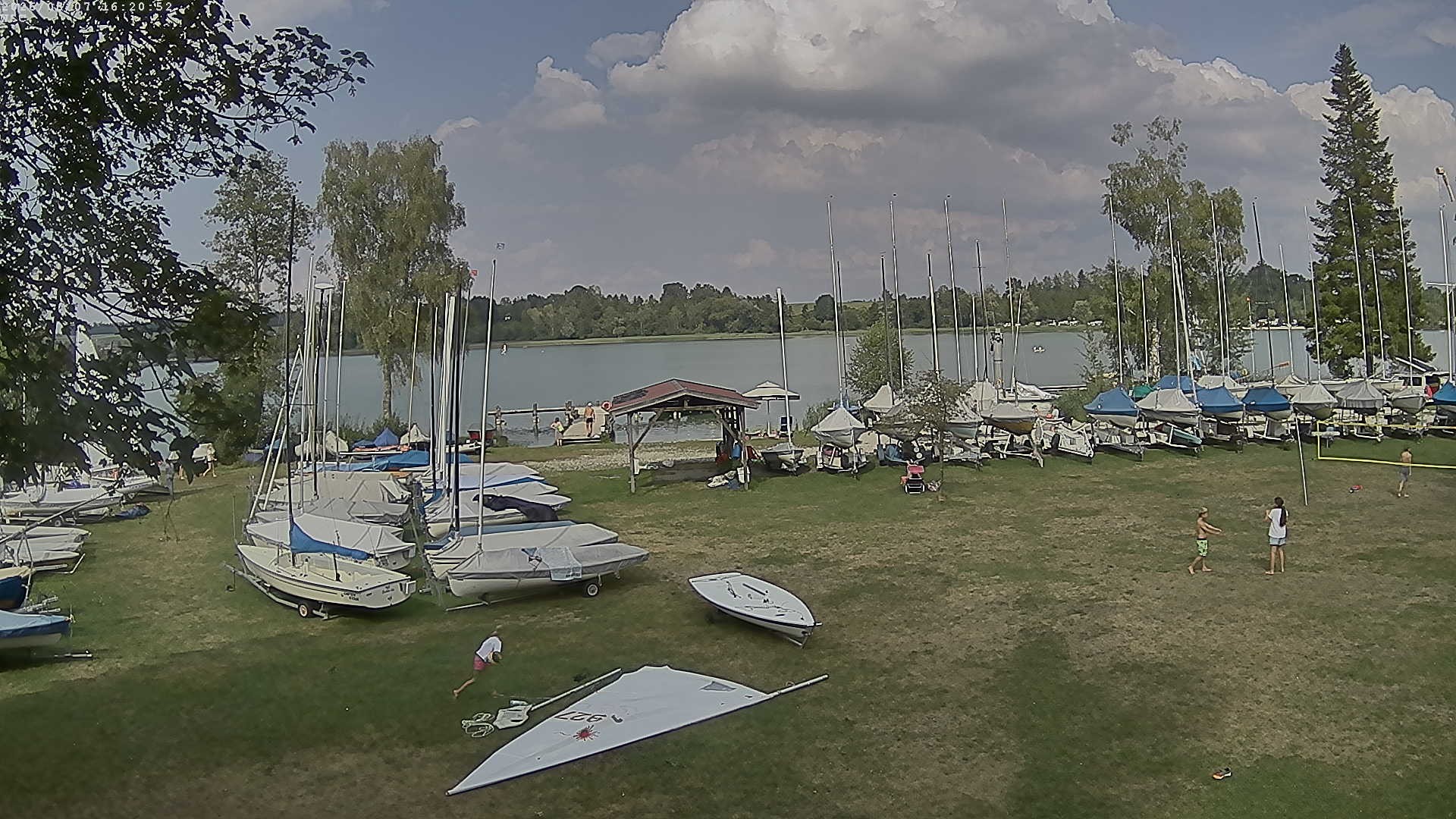 Archiv Foto Webcam Segelhafen Waginger See