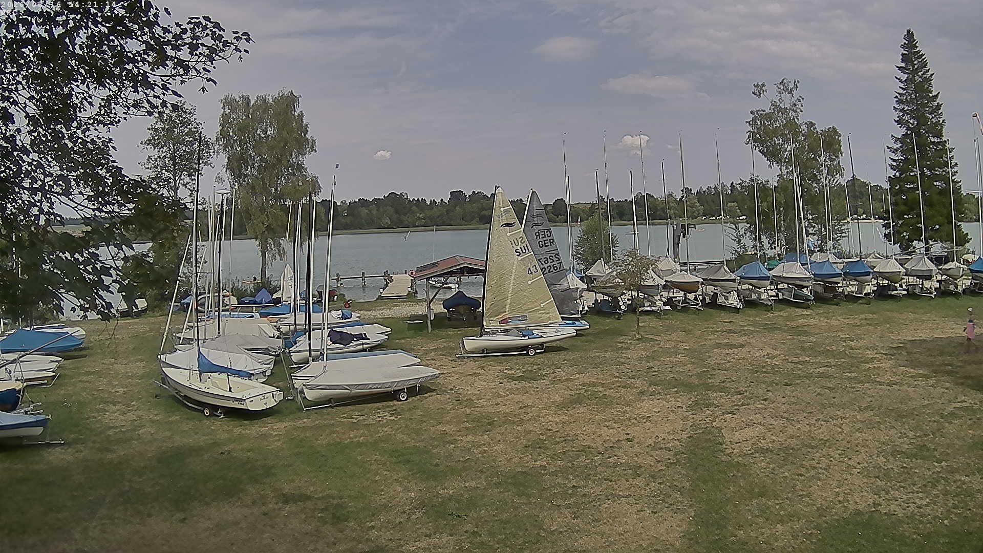 Archiv Foto Webcam Segelhafen Waginger See