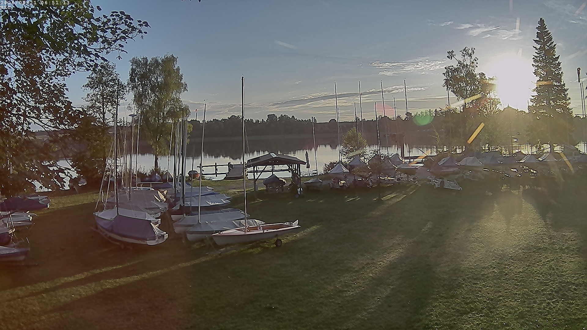 Archiv Foto Webcam Segelhafen Waginger See
