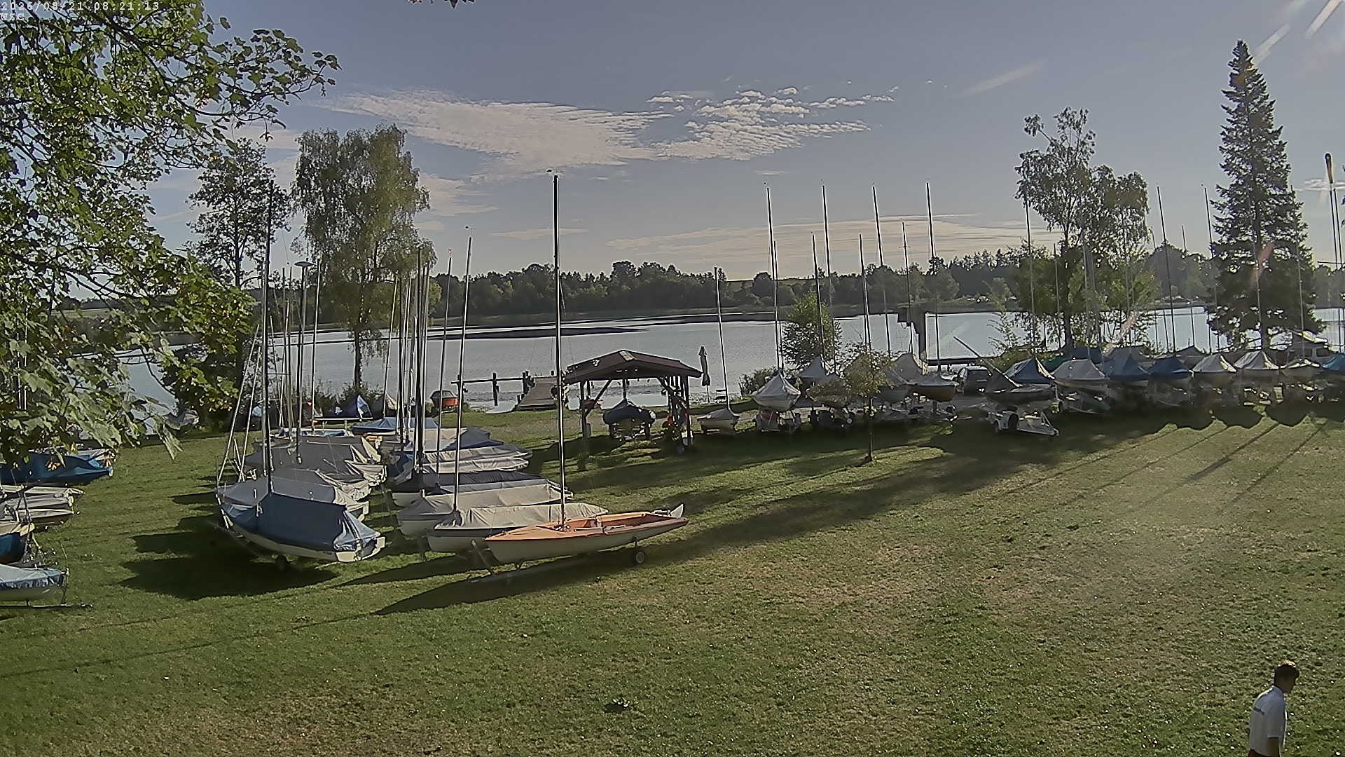 Archiv Foto Webcam Segelhafen Waginger See