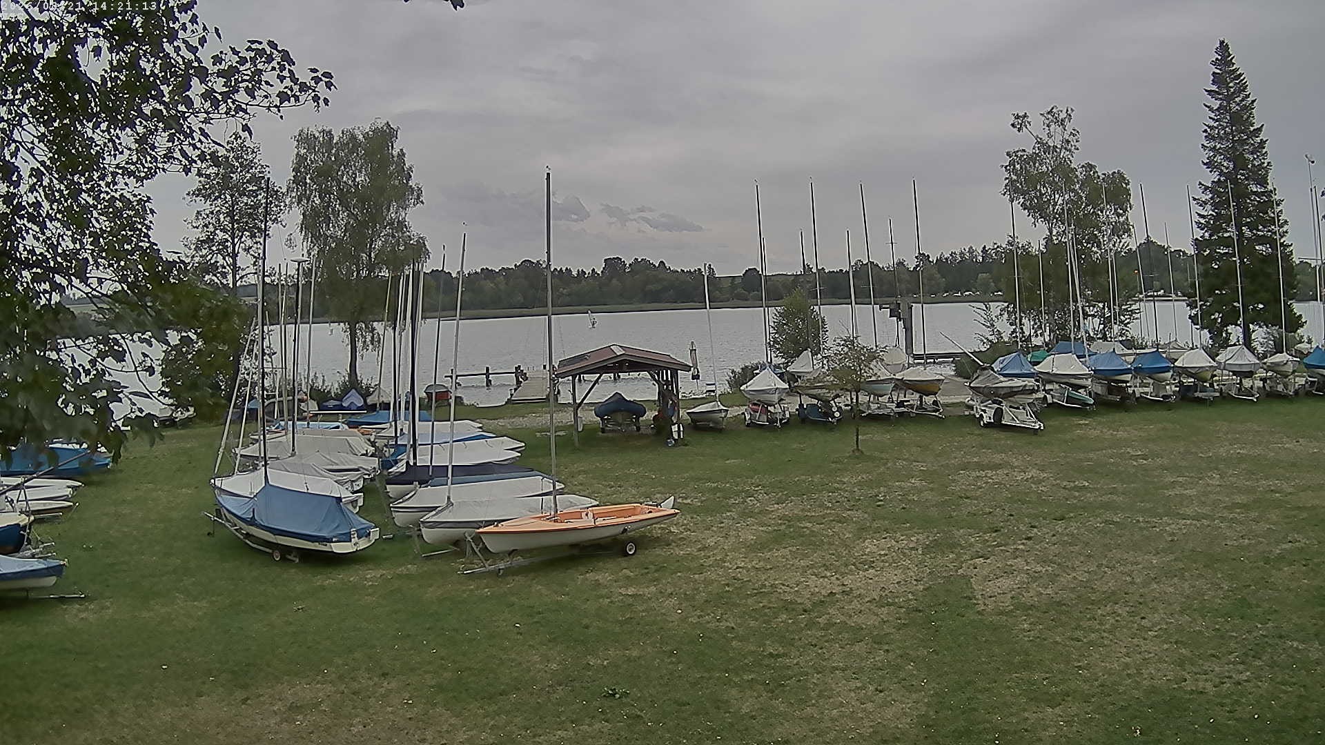 Archiv Foto Webcam Segelhafen Waginger See