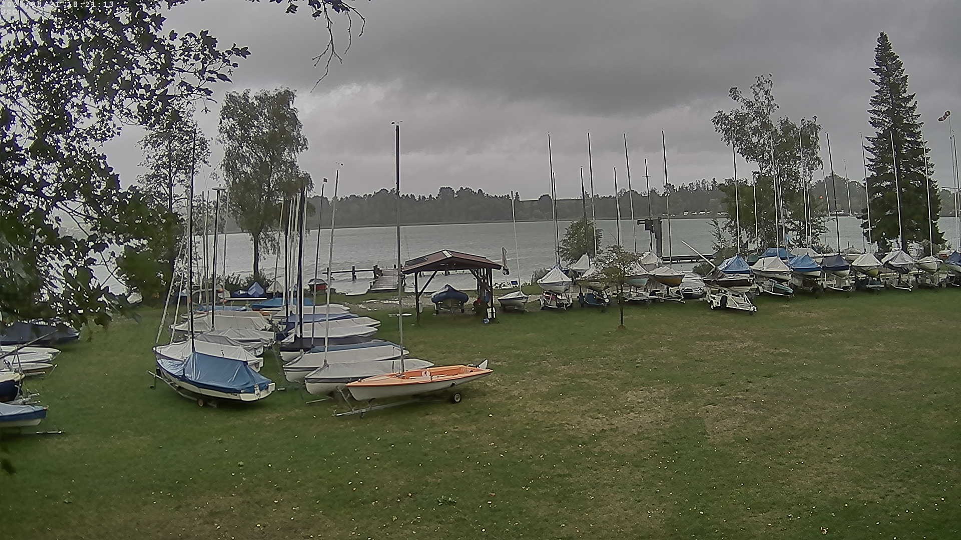 Archiv Foto Webcam Segelhafen Waginger See