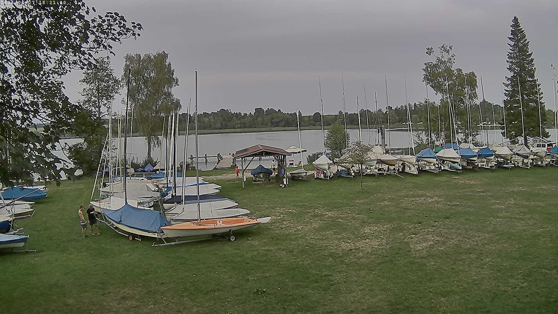 Archiv Foto Webcam Segelhafen Waginger See
