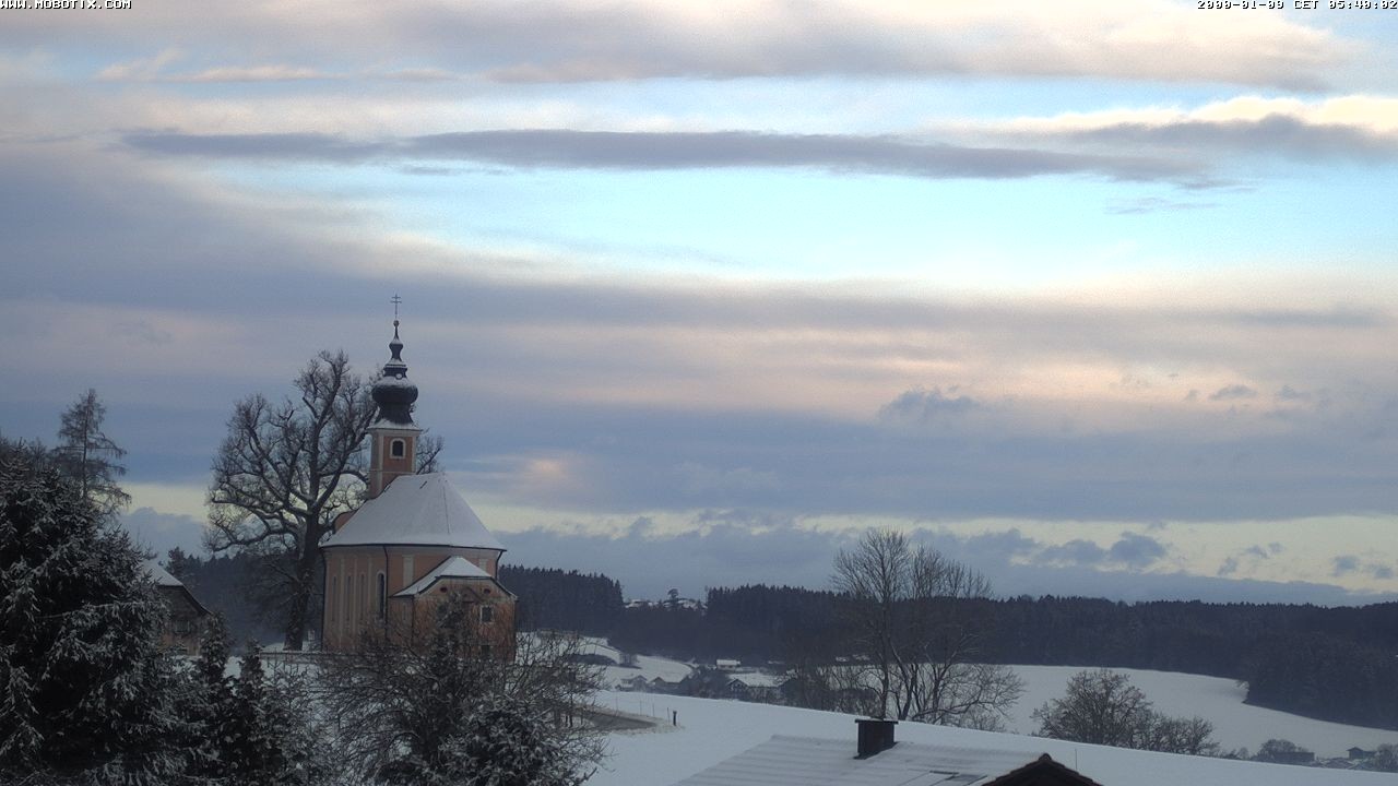 Archiv Foto Webcam Wallfahrtskirche Maria Mühlberg am Waginger See