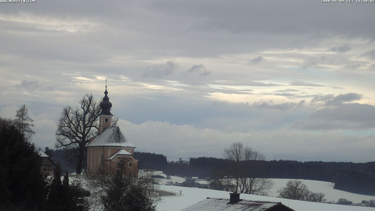 Archiv Foto Webcam Wallfahrtskirche Maria Mühlberg am Waginger See