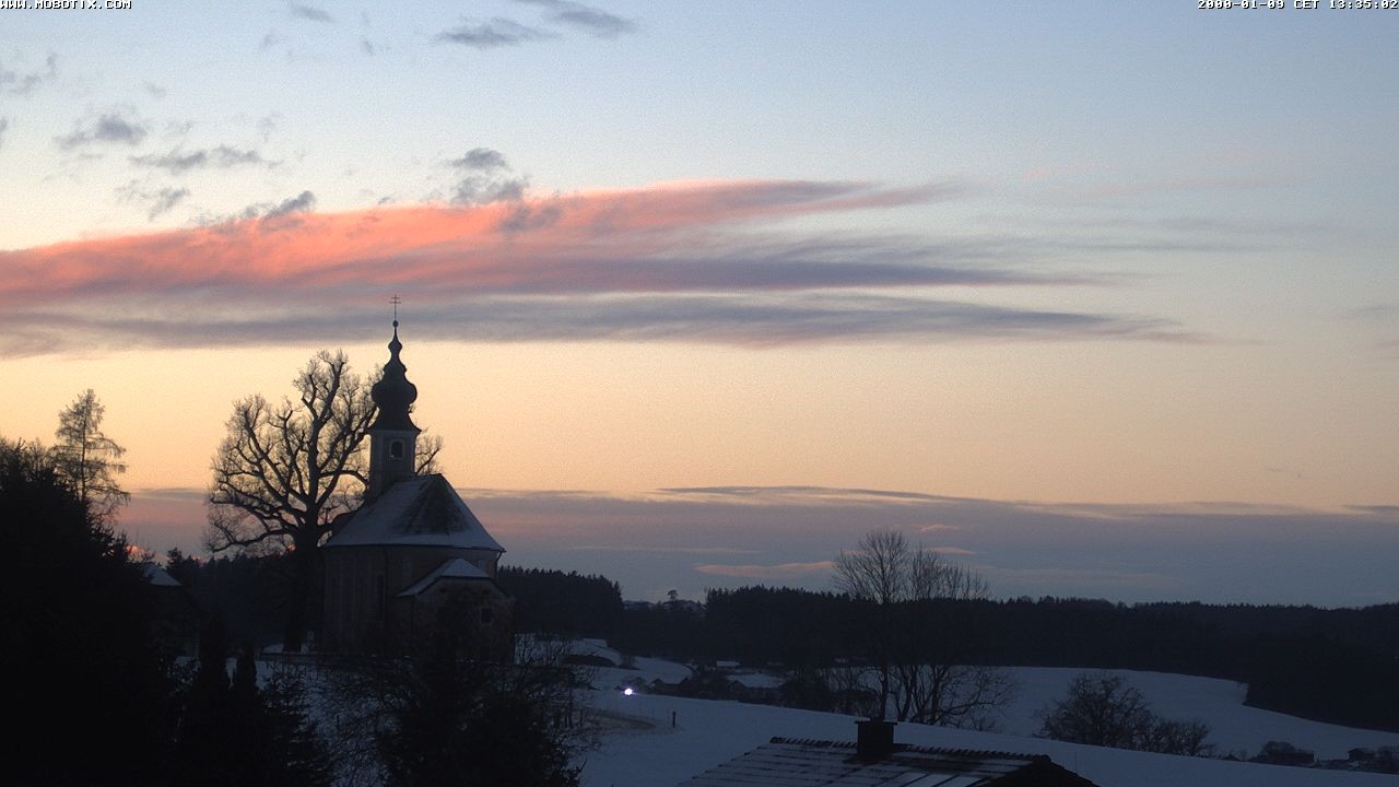 Archiv Foto Webcam Wallfahrtskirche Maria Mühlberg am Waginger See