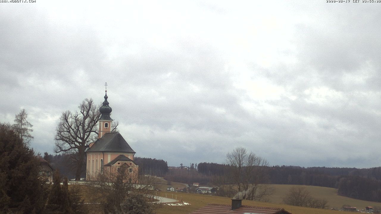 Archiv Foto Webcam Wallfahrtskirche Maria Mühlberg am Waginger See