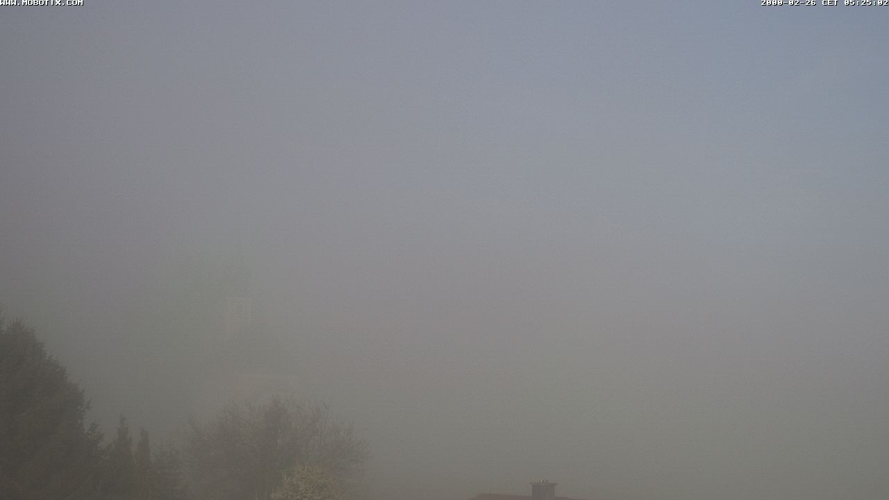 Archived image Webcam Waging: Church of Pilgrimage Maria Mühlberg