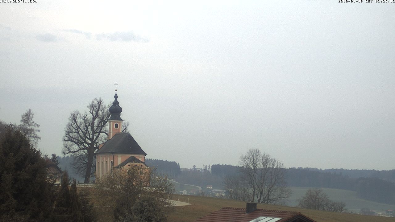 Archiv Foto Webcam Wallfahrtskirche Maria Mühlberg am Waginger See
