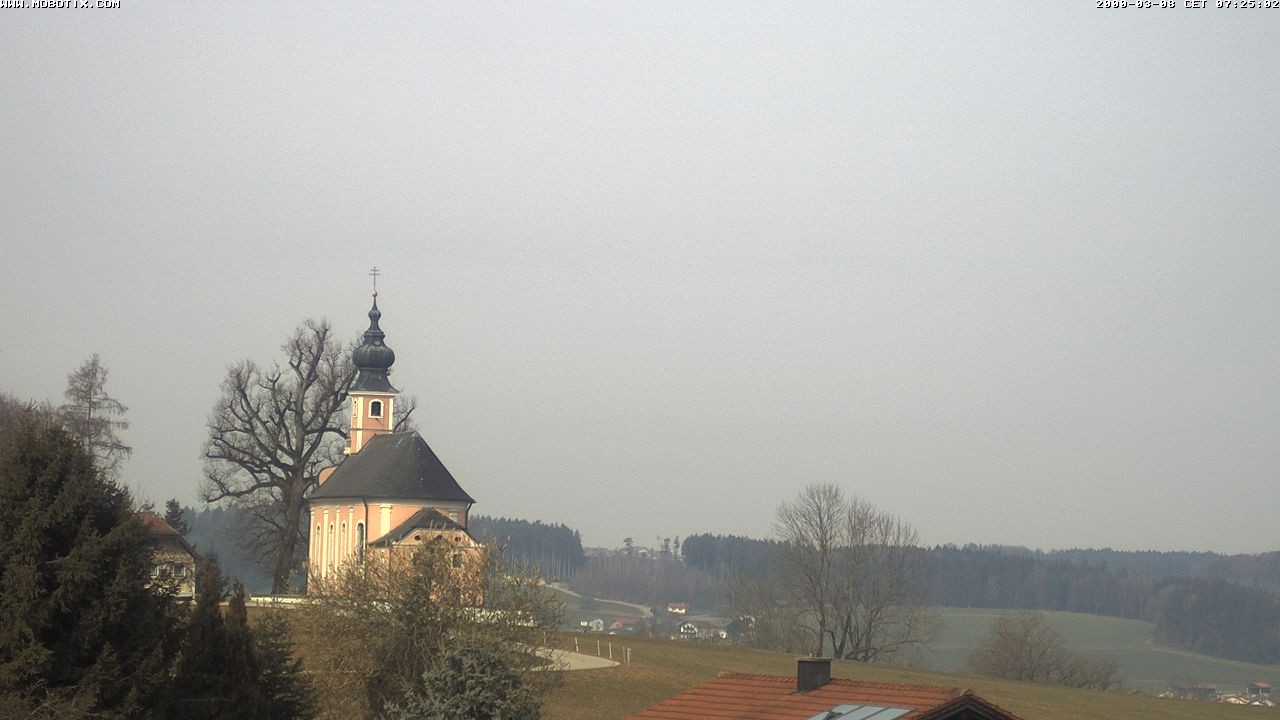 Archiv Foto Webcam Wallfahrtskirche Maria Mühlberg am Waginger See