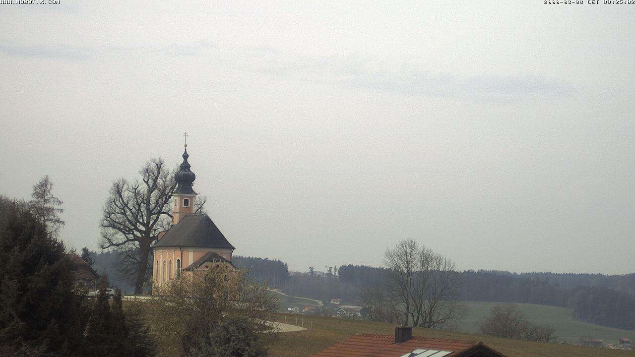 Archiv Foto Webcam Wallfahrtskirche Maria Mühlberg am Waginger See