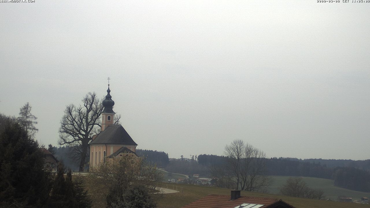 Archiv Foto Webcam Wallfahrtskirche Maria Mühlberg am Waginger See