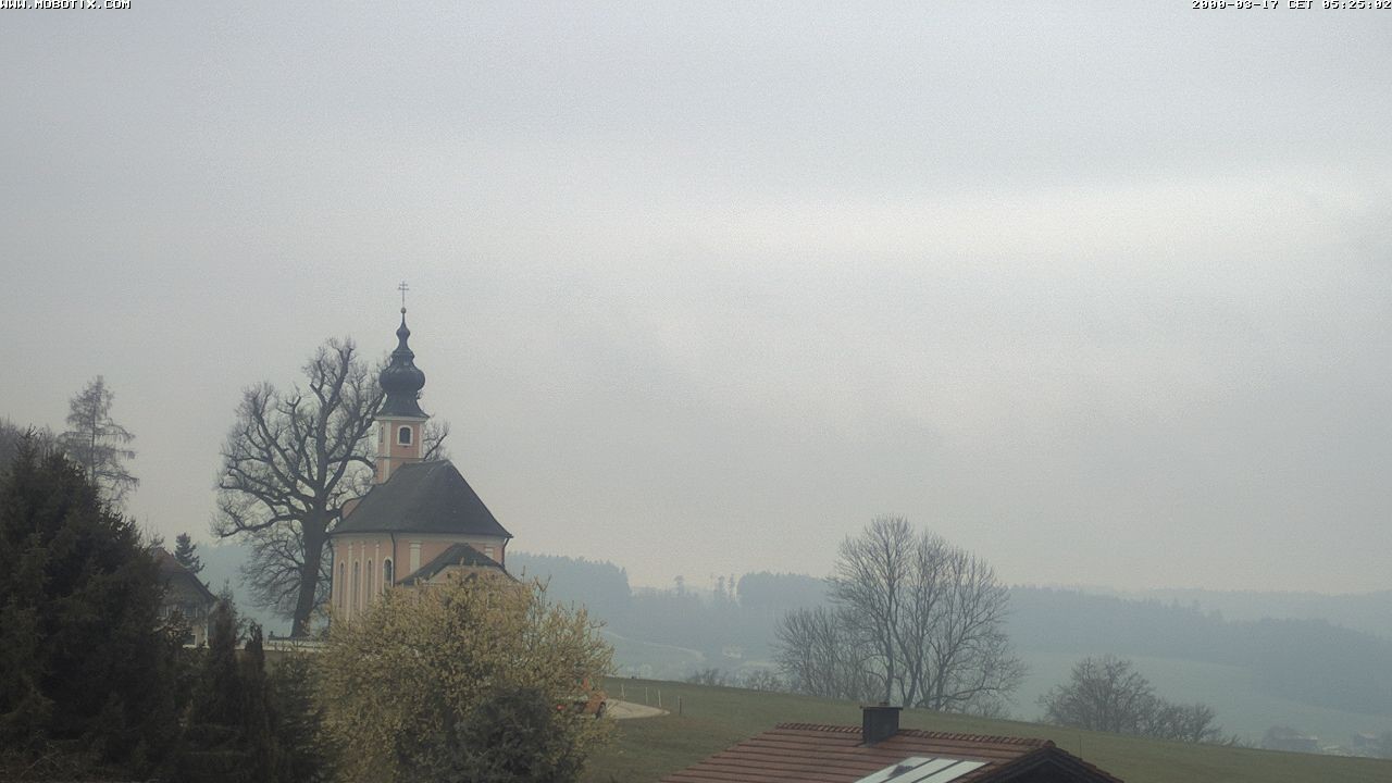 Archiv Foto Webcam Wallfahrtskirche Maria Mühlberg am Waginger See