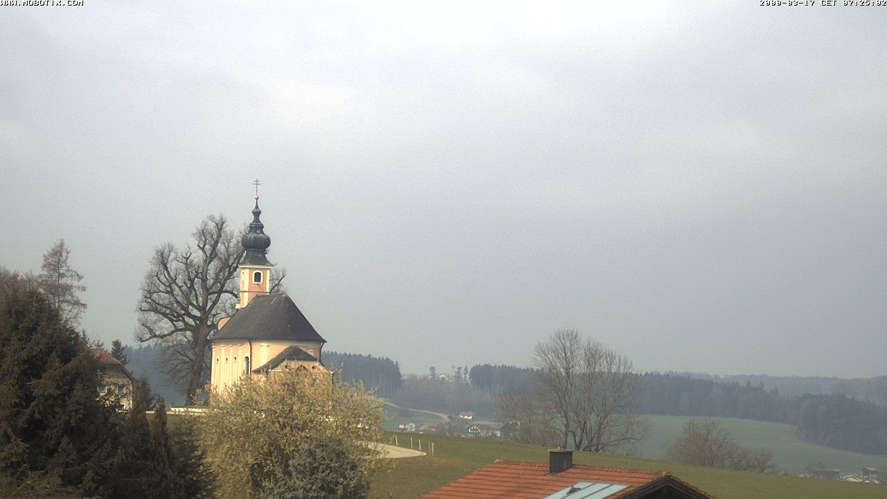 Archiv Foto Webcam Wallfahrtskirche Maria Mühlberg am Waginger See