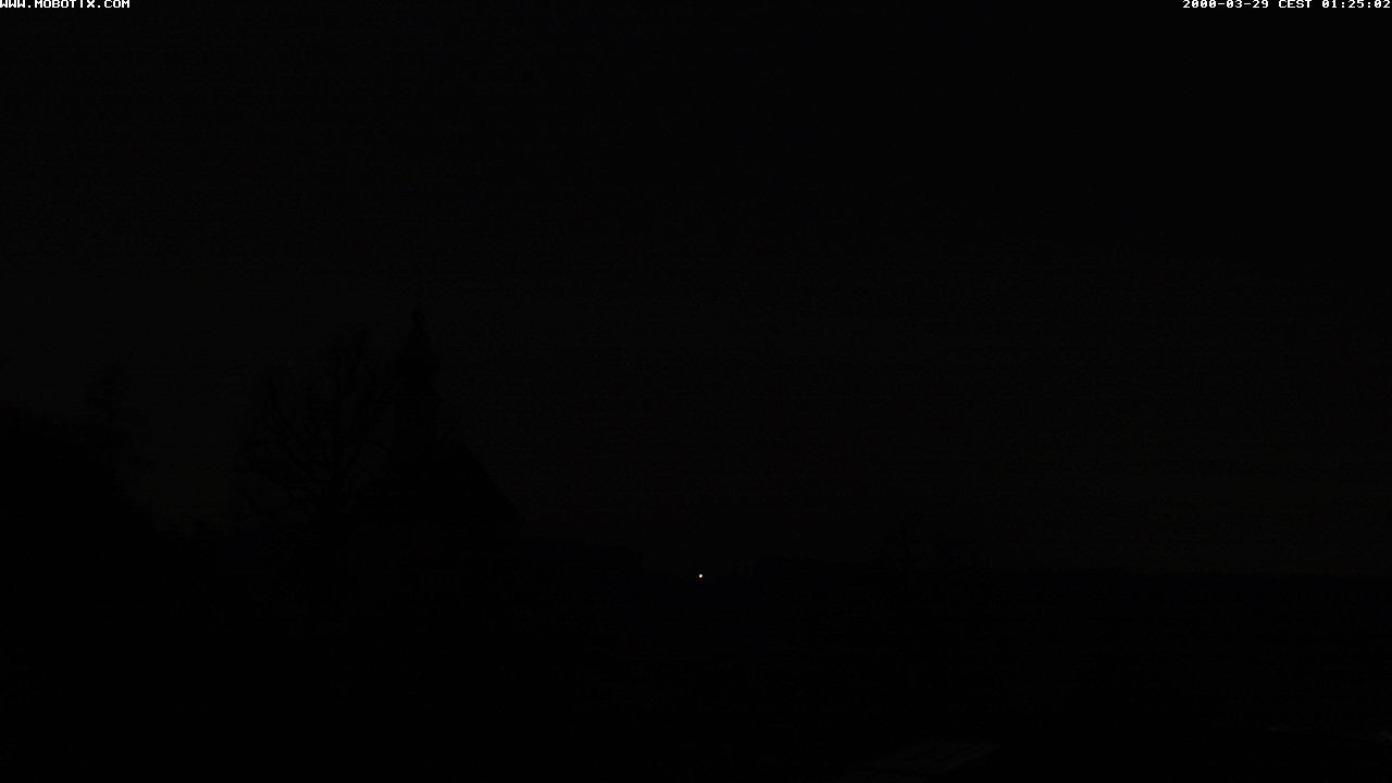 Archived image Webcam Waging: Church of Pilgrimage Maria Mühlberg