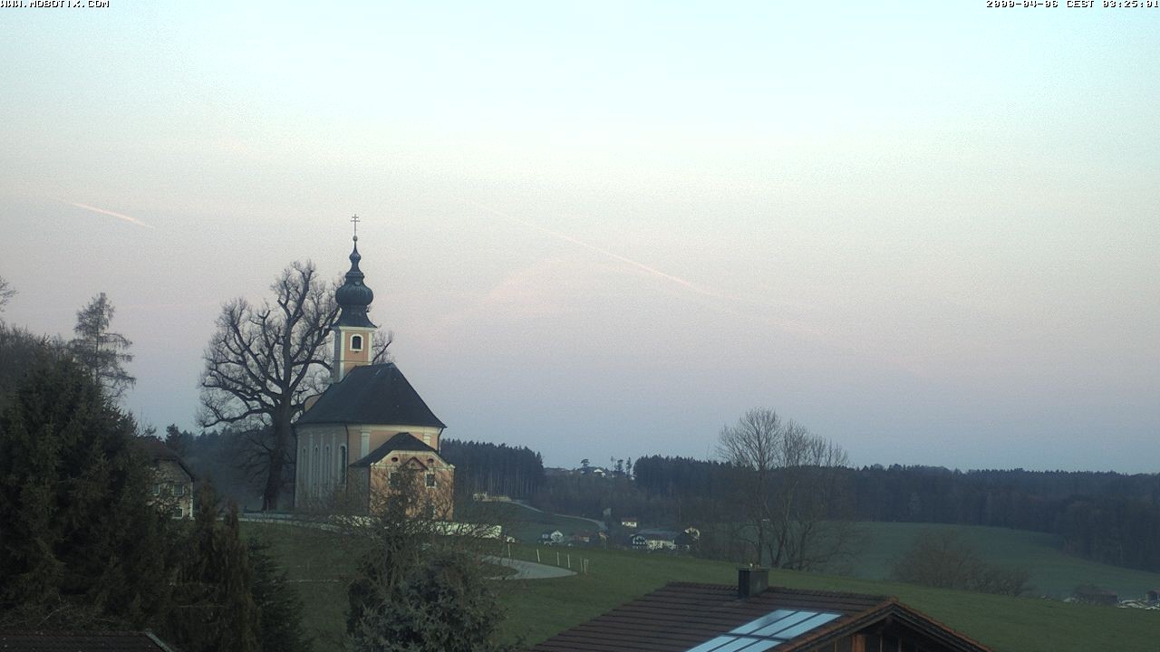 Archiv Foto Webcam Wallfahrtskirche Maria Mühlberg am Waginger See