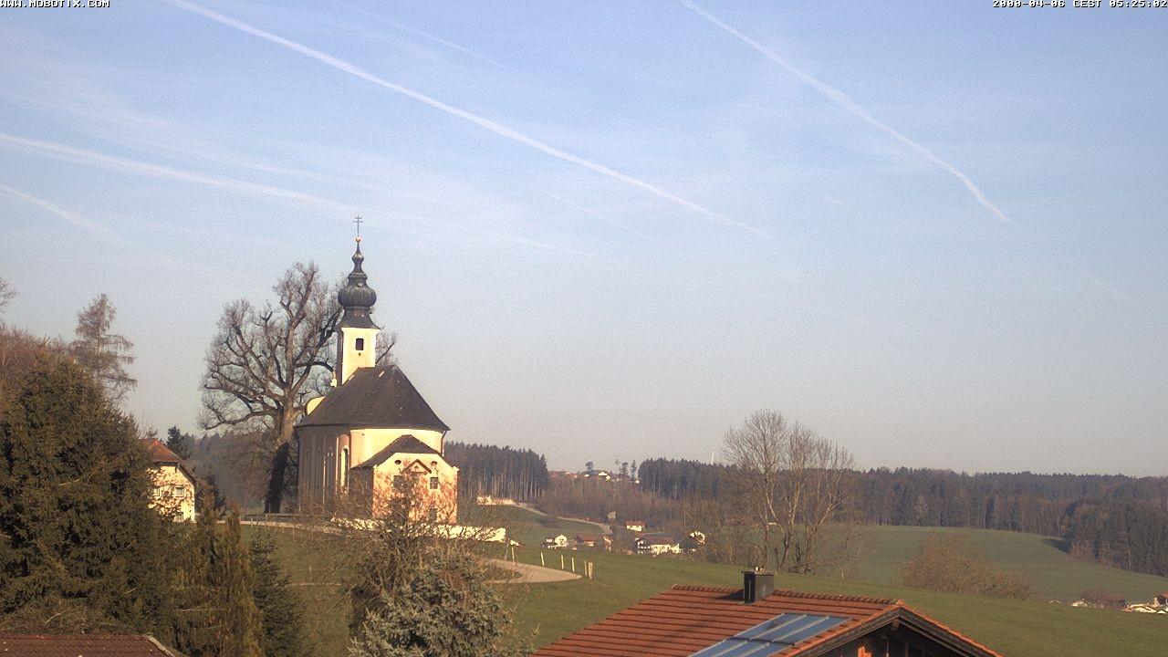 Archiv Foto Webcam Wallfahrtskirche Maria Mühlberg am Waginger See