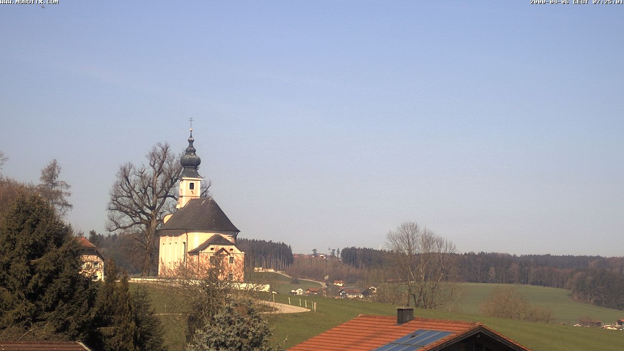 Archiv Foto Webcam Wallfahrtskirche Maria Mühlberg am Waginger See