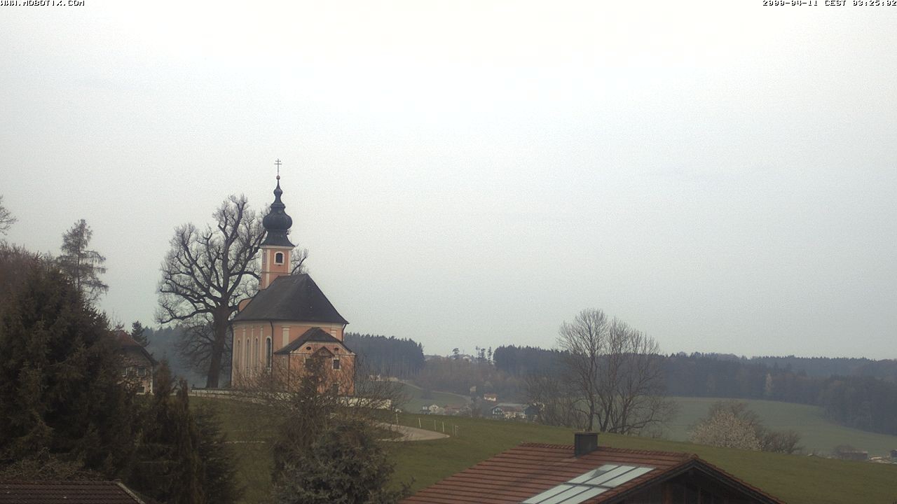 Archiv Foto Webcam Wallfahrtskirche Maria Mühlberg am Waginger See