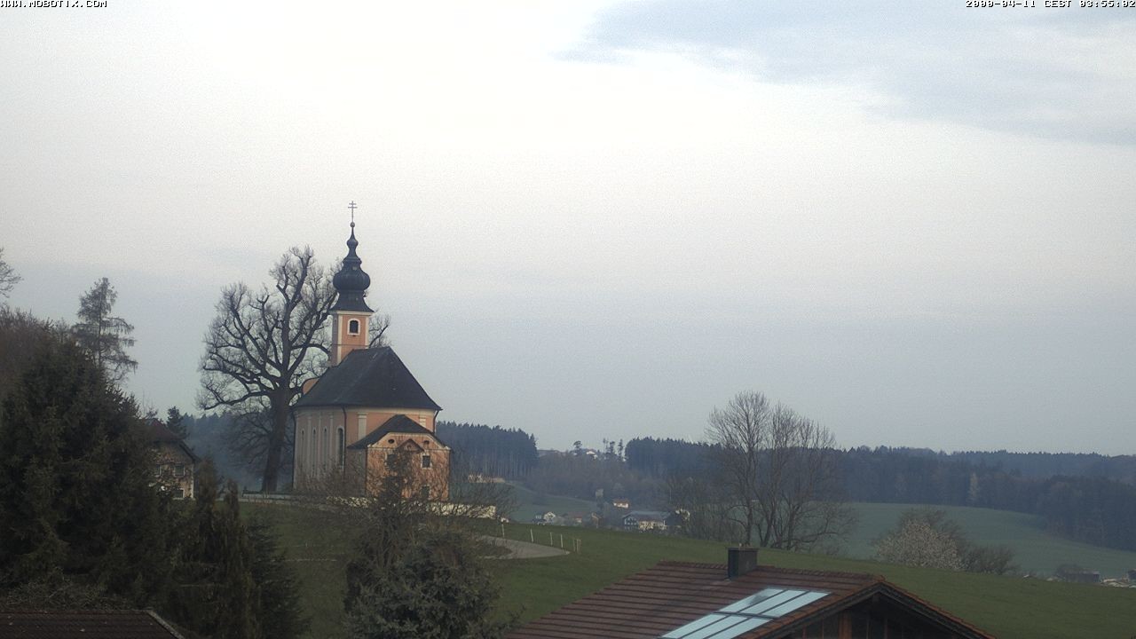 Archiv Foto Webcam Wallfahrtskirche Maria Mühlberg am Waginger See