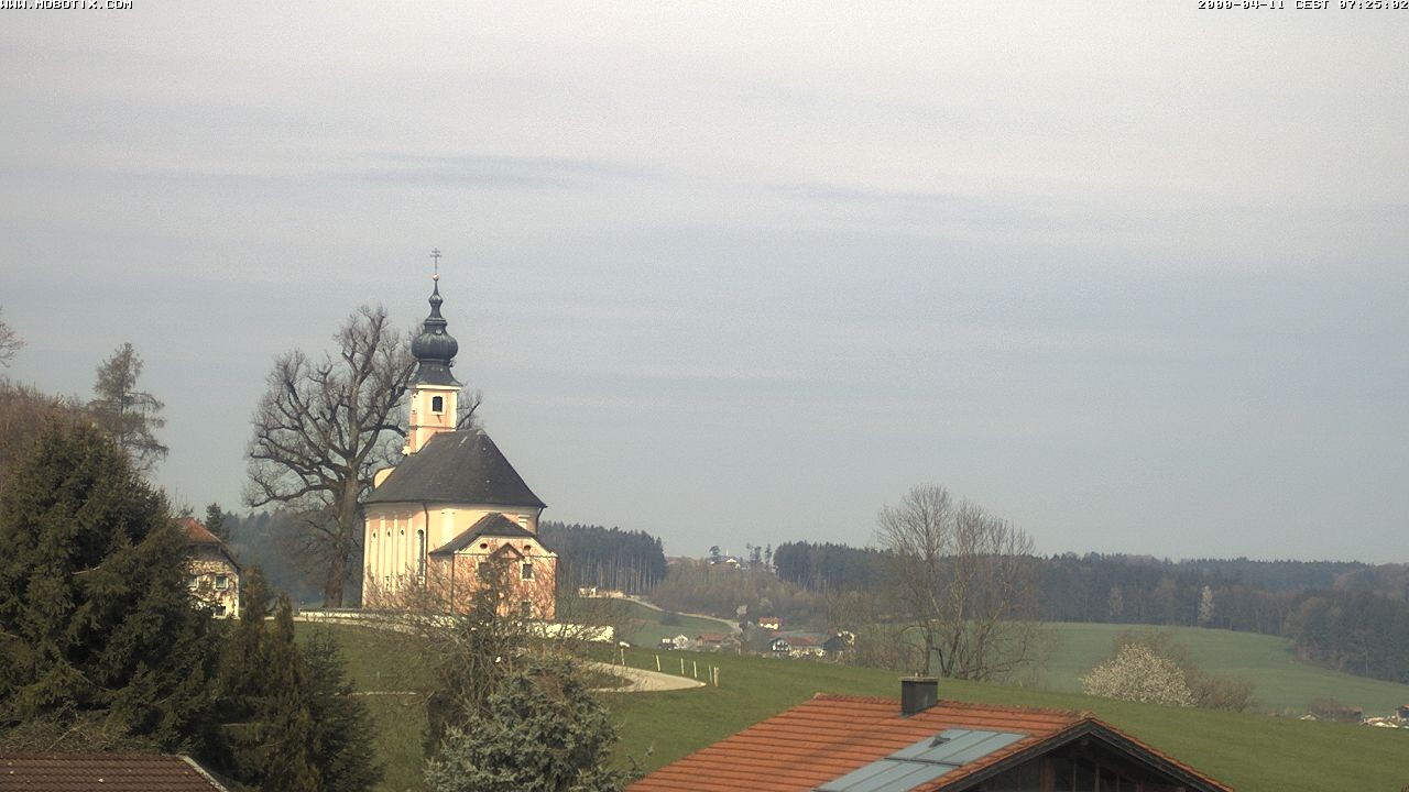 Archiv Foto Webcam Wallfahrtskirche Maria Mühlberg am Waginger See