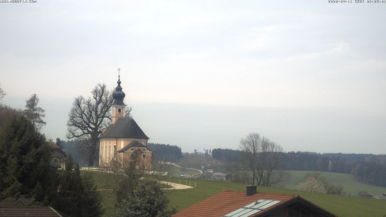 Archiv Foto Webcam Wallfahrtskirche Maria Mühlberg am Waginger See