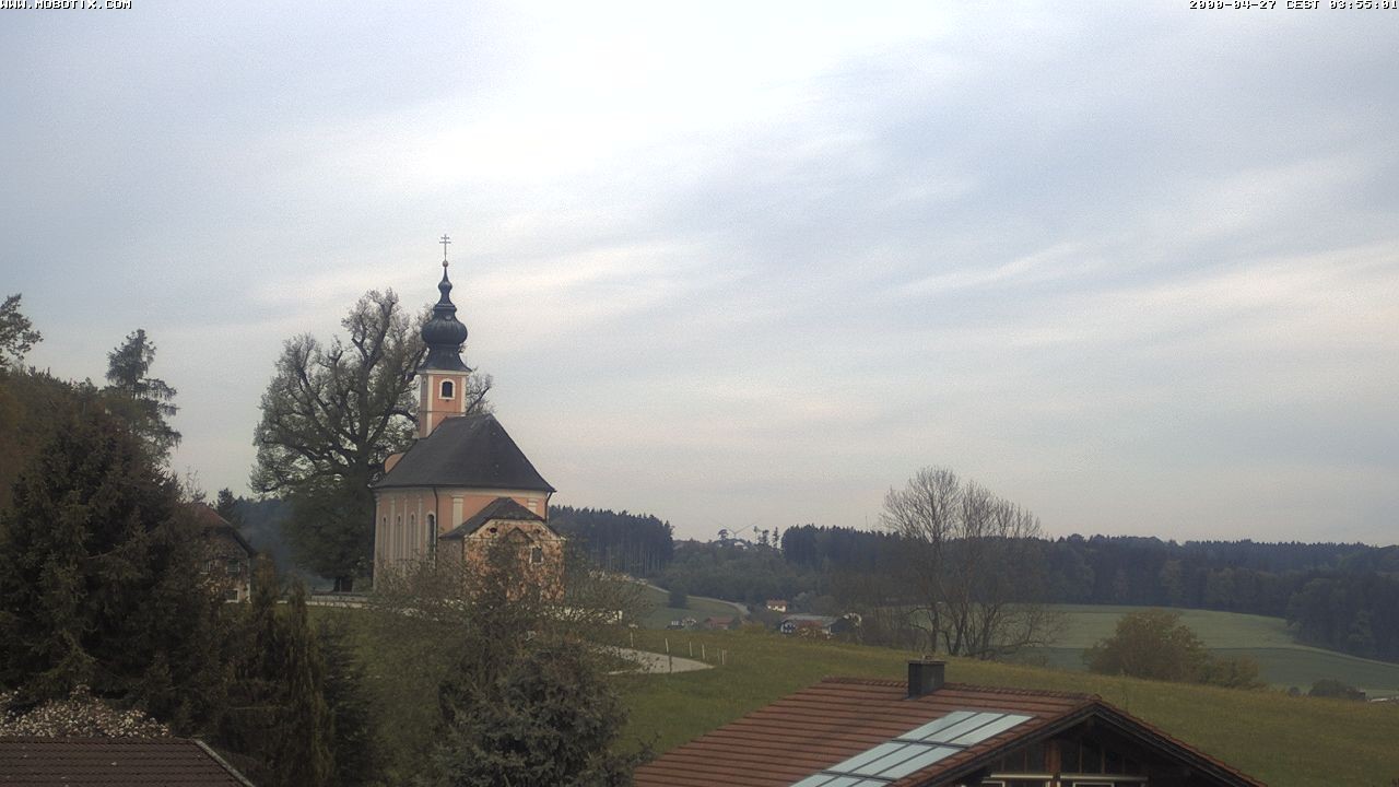 Archiv Foto Webcam Wallfahrtskirche Maria Mühlberg am Waginger See