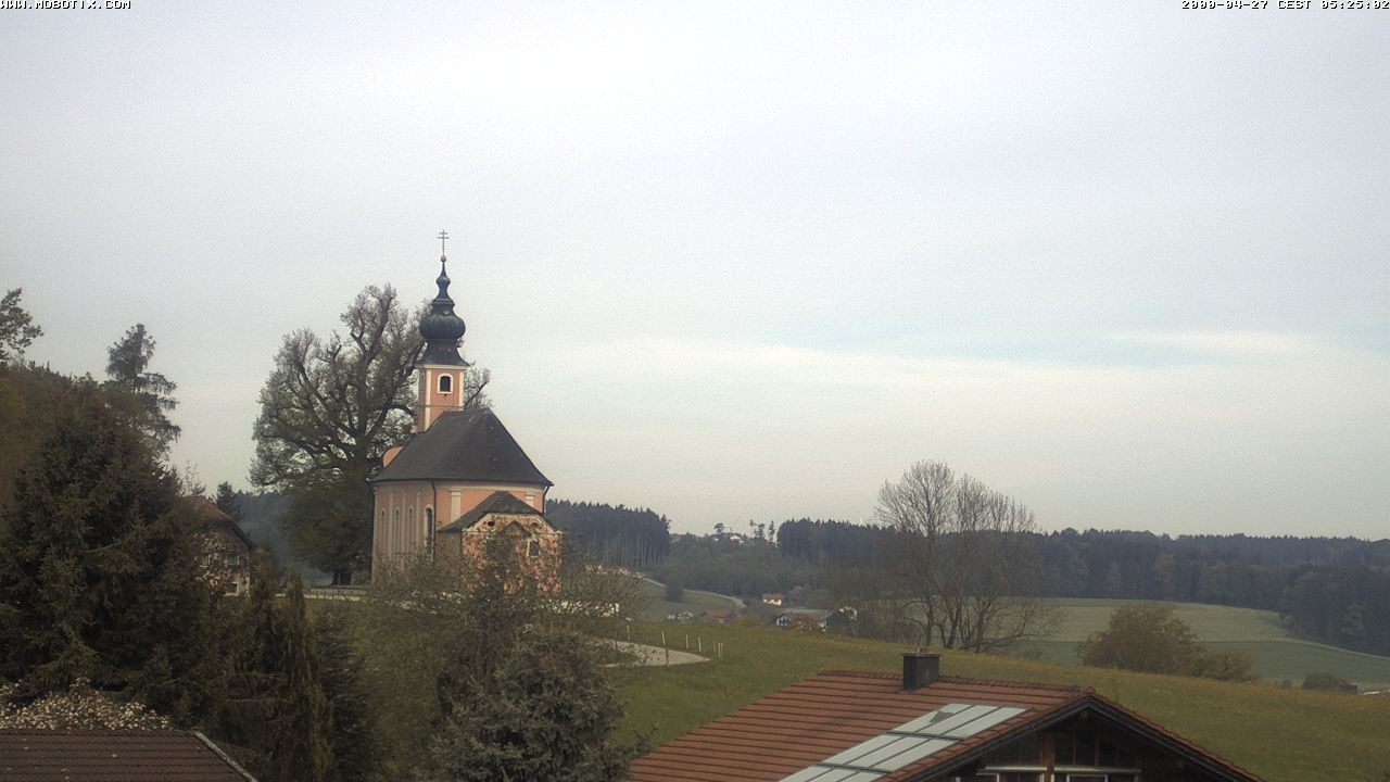 Archiv Foto Webcam Wallfahrtskirche Maria Mühlberg am Waginger See