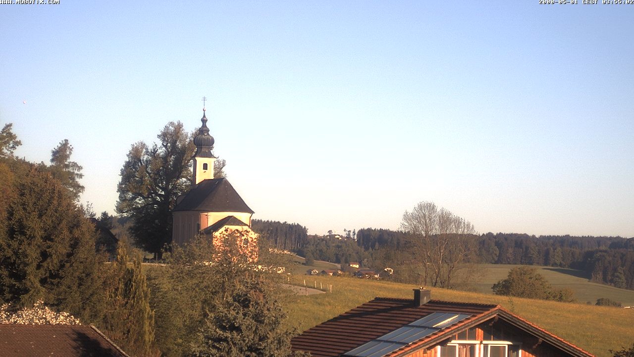 Archiv Foto Webcam Wallfahrtskirche Maria Mühlberg am Waginger See