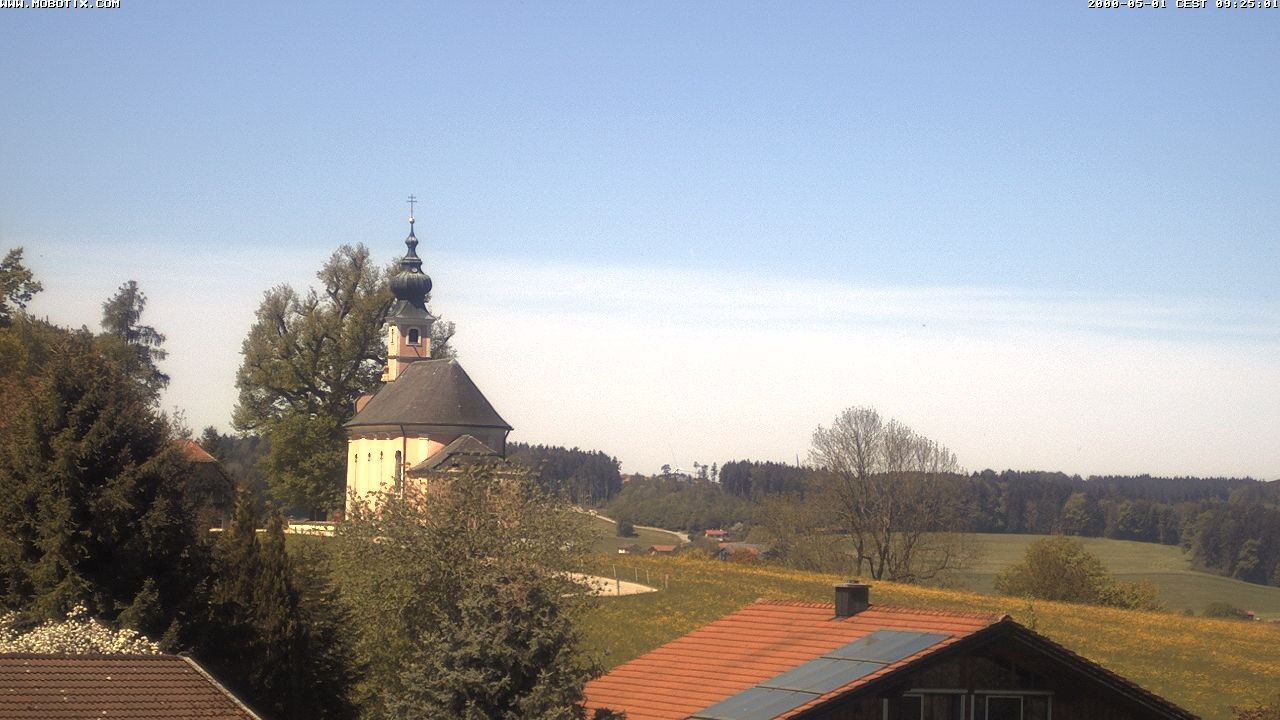 Archiv Foto Webcam Wallfahrtskirche Maria Mühlberg am Waginger See