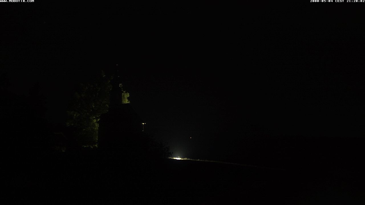 Archived image Webcam Waging: Church of Pilgrimage Maria Mühlberg