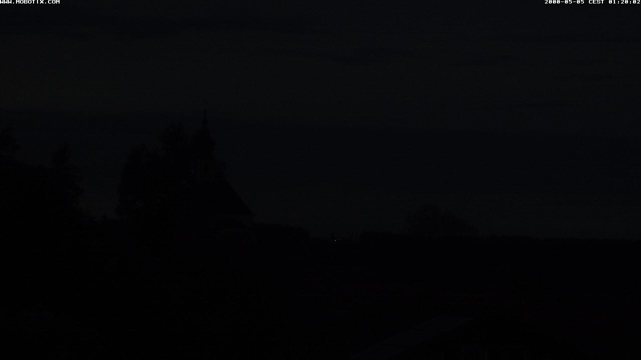 Archived image Webcam Waging: Church of Pilgrimage Maria Mühlberg