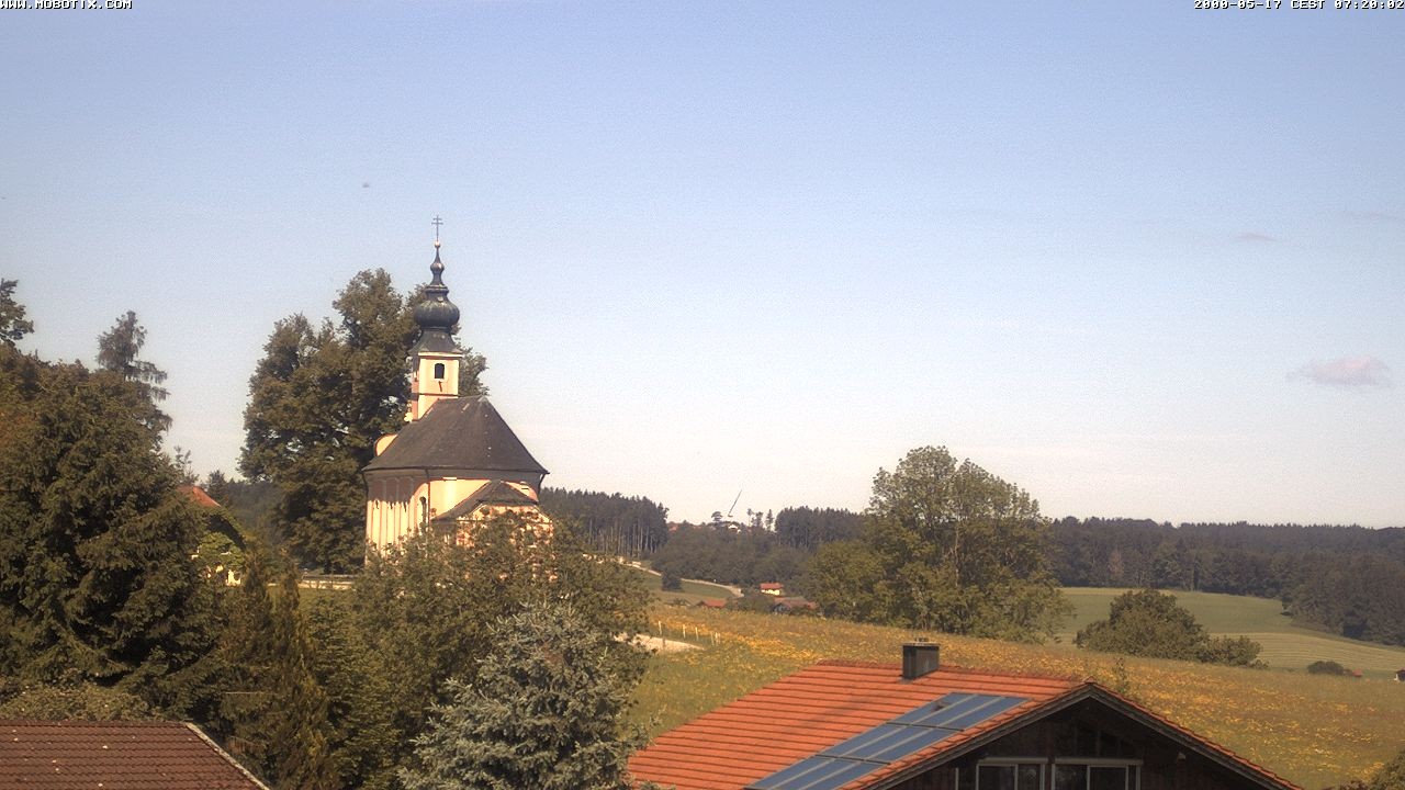 Archiv Foto Webcam Wallfahrtskirche Maria Mühlberg am Waginger See