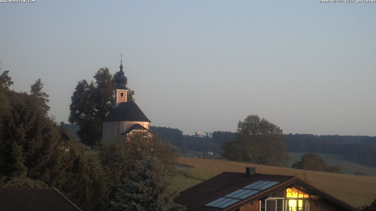 Archiv Foto Webcam Wallfahrtskirche Maria Mühlberg am Waginger See