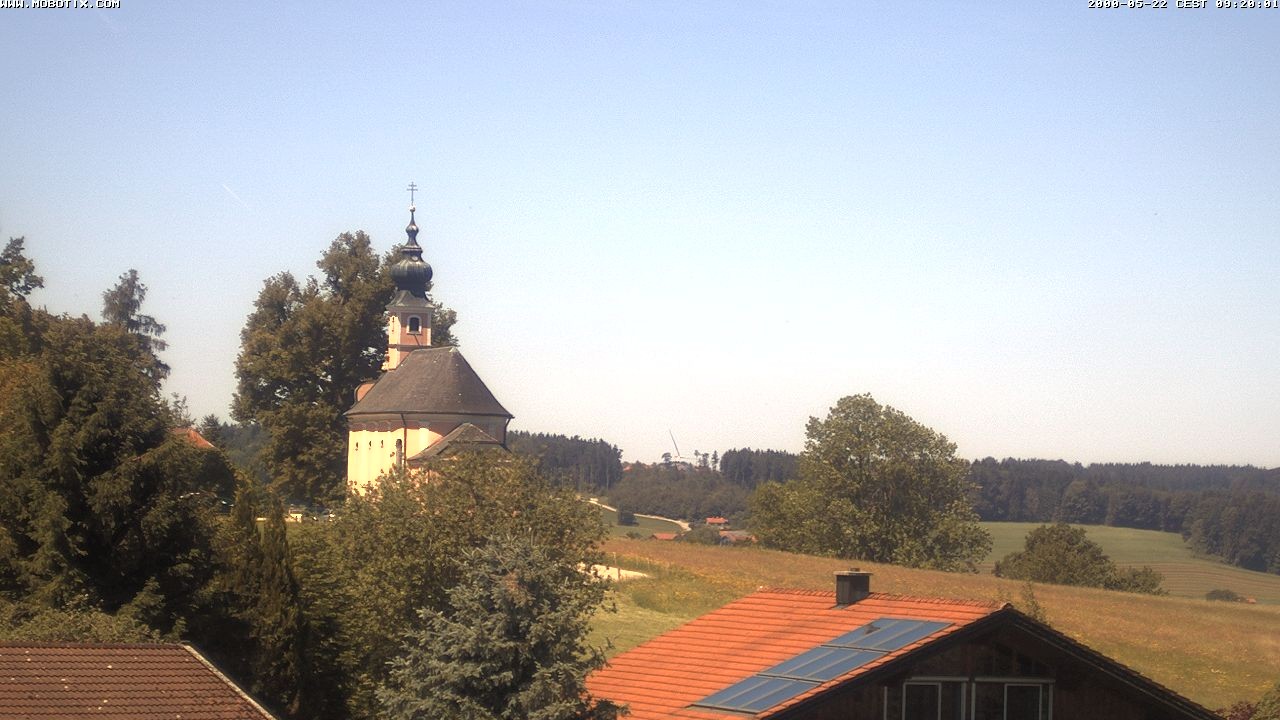 Archiv Foto Webcam Wallfahrtskirche Maria Mühlberg am Waginger See