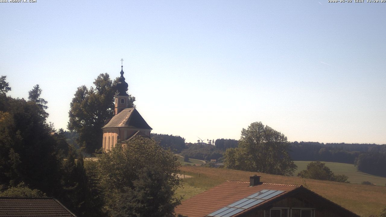 Archiv Foto Webcam Wallfahrtskirche Maria Mühlberg am Waginger See