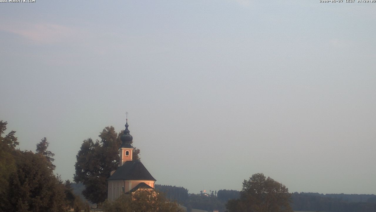 Archiv Foto Webcam Wallfahrtskirche Maria Mühlberg am Waginger See