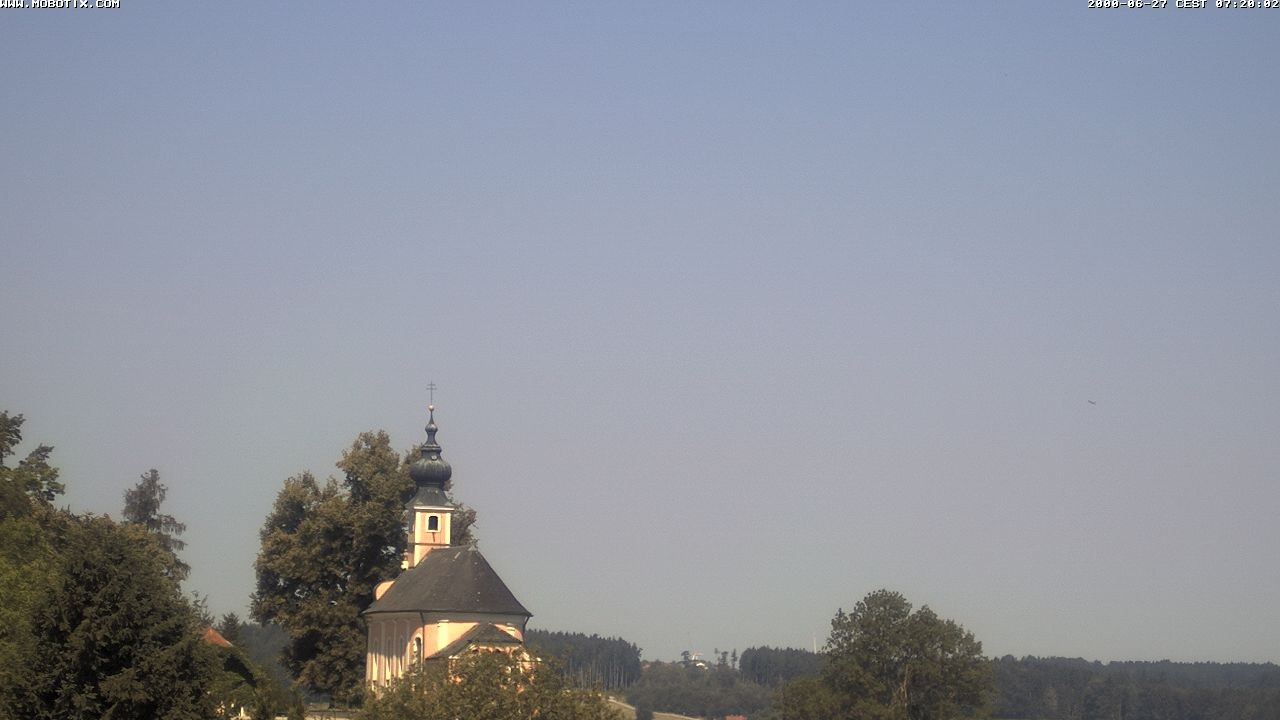 Archiv Foto Webcam Wallfahrtskirche Maria Mühlberg am Waginger See